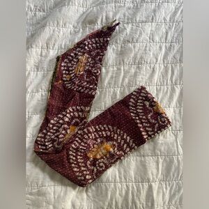 EUC Kantha Bae Hair Wraps- Maroon and Dark Green
